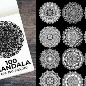 100 Circular Mandala Art