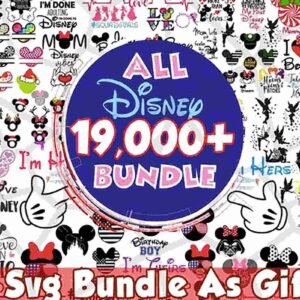 Disney bundle svg, Disney svg, Disney clipart, Disney cut files, Disney family svg, Disney castle svg, disney princess set.