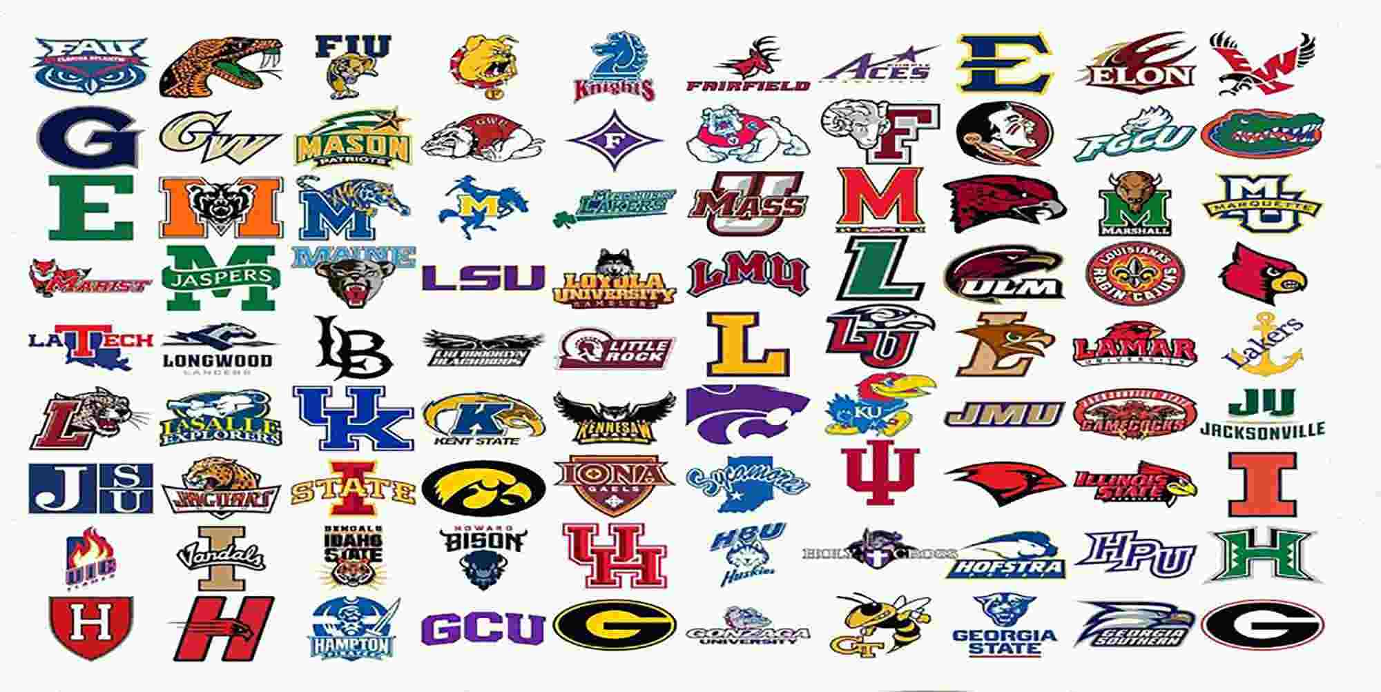 All College Logos Bundle 385 College Logos Cricut Logos