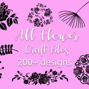 200+ All Flower Craft Bundle, Flower Cut File, Mandala Flower Cut File Bundle, Sunflower