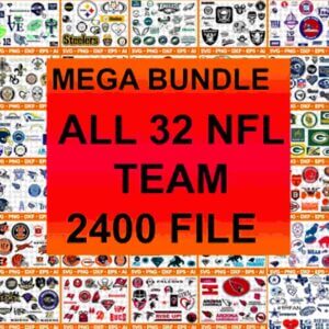 All teams NFL SVG,SVG Files For Silhouette, Files For Cricut, SVG, DXF, EPS, PNG