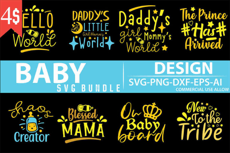 Baby SVG Bundle - 40 Designs - Digital SVG