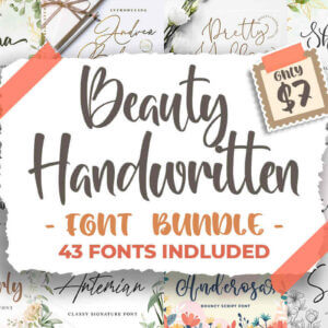 Beauty Handwritten Fonts Bundle