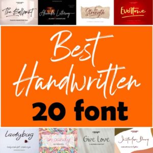 Best Handwritten Font Bundle