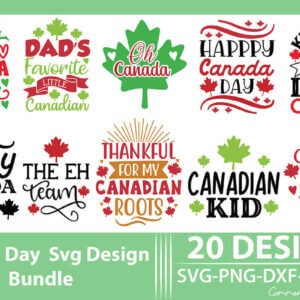 Canada Day SVG Design Bundle