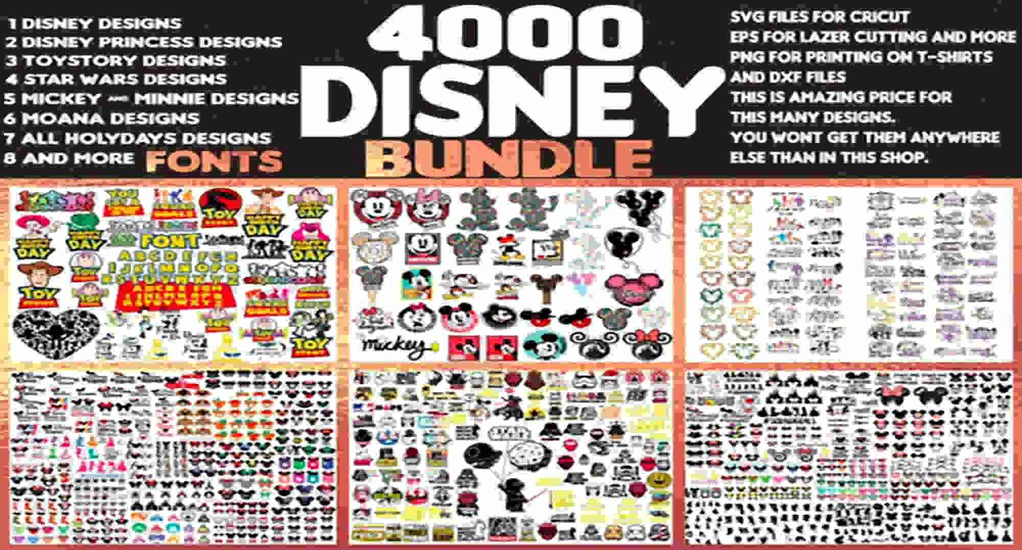 4k Disney Svg Disney Bundle Svg Minnie Svg Disney Svg