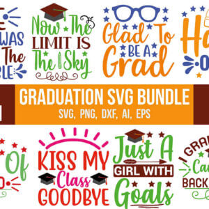 Graduation SVG Bundle, Class of 2020, Class Dismissed 2020, Senior 2020
