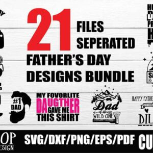 Happy Fathers Day SVG Bundle, Happy Father’s Day 2020, World’s Greatest Father