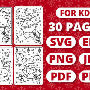 KDP Christmas Coloring Book for Kids