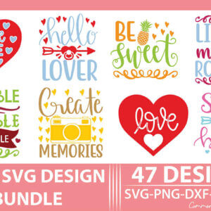 Love SVG Design Bundle