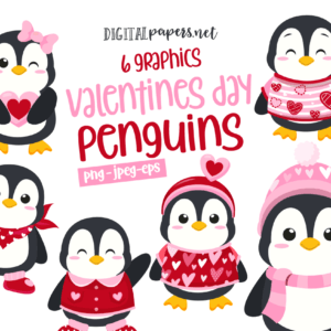 Valentines Day Penguins