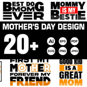 Mother’s Day T-Shirt Design Bundle Vol-5